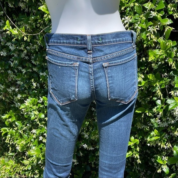 JBRAND Pencil Leg Low Rise Distressed Jeans - Picture 7 of 10